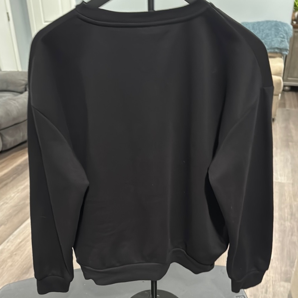 Disney Crewneck Black Sweater with Mickey Mouse Design - Picture 2 of 5